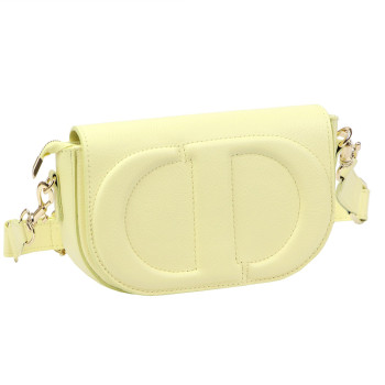 Kožená kabelka Luka žltá KZ2261475