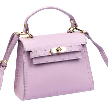 Kožená kabelka Luka fialová KZ2260787