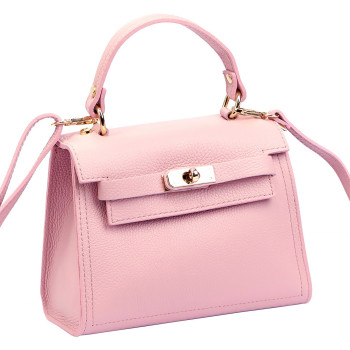 Kožená kabelka Luka ružová KZ2260789