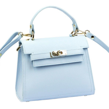 Kožená kabelka Luka modrá KZ2257077