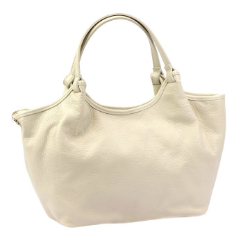 Kožená kabelka Luka béžová KZ2261658