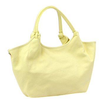 Kožená kabelka Luka žltá KZ2261656