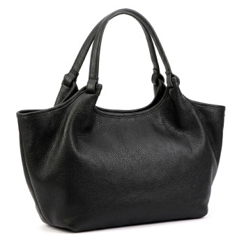 Kožená kabelka Luka čierna KZ2261376