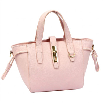 Kožená kabelka Luka ružová KZ2261072