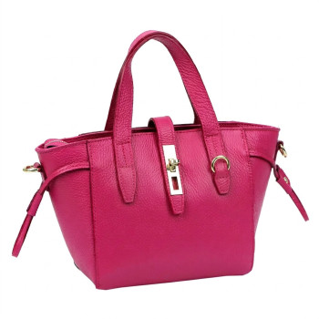 Kožená kabelka Luka fuchsiová KZ2261067