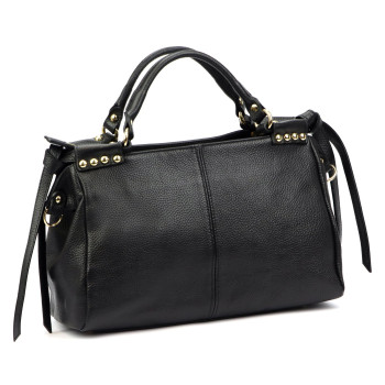 Kožená kabelka Camilla čierna KZ2260995