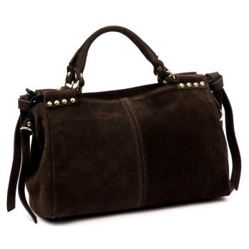 Kožená kabelka Camilla hnedá KZ2260230