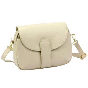 Kožená kabelka Luka béžová KZ2261262