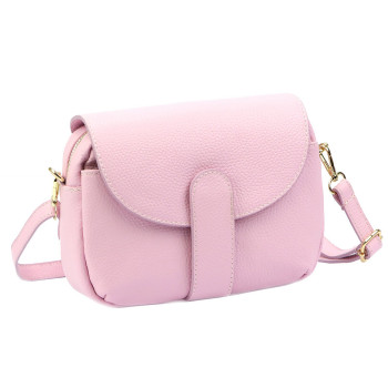 Kožená kabelka Luka ružová KZ2261264