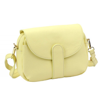 Kožená kabelka Luka žltá KZ2261263