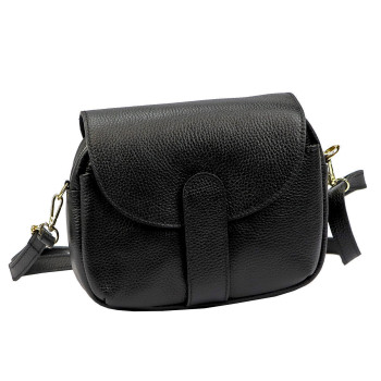 Kožená kabelka Luka čierna KZ2261260