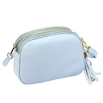 Kožená kabelka Luka modrá KZ2261648