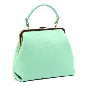 Kožená kabelka Luka zelená KZ2261081