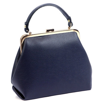 Kožená kabelka Luka modrá KZ54481