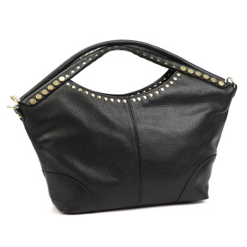 Kožená kabelka Camilla čierna KZ2261385