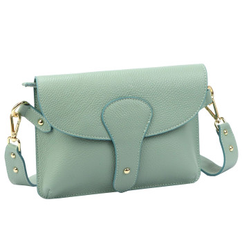 Kožená kabelka Luka zelená KZ2261646