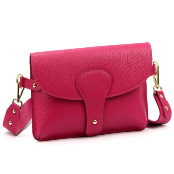 Kožená kabelka Luka fuchsiová KZ2261090