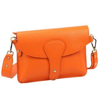 Kožená kabelka Luka oranžová KZ2261092