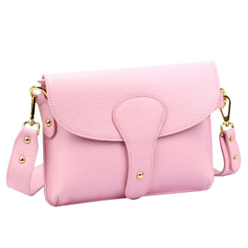 Kožená kabelka Luka ružová KZ2261094