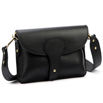 Kožená kabelka Luka čierna KZ2258998