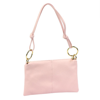 Kožená kabelka Luka ružová KZ2261594