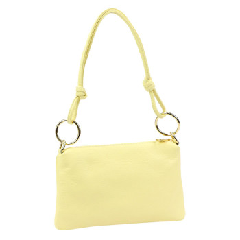 Kožená kabelka Luka žltá KZ2261602