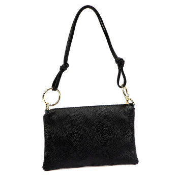 Kožená kabelka Luka čierna KZ2261369