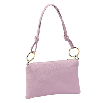 Kožená kabelka Luka fialová KZ2261597