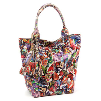 Kožená kabelka Luka ružová KZ2261712