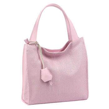 Kožená kabelka Luka ružová KZ2261316