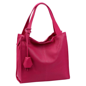 Kožená kabelka Luka fuchsiová KZ2261317