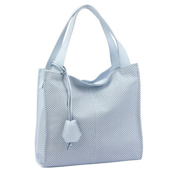 Kožená kabelka Luka modrá KZ2261310