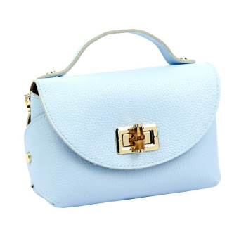 Kožená kabelka Luka modrá KZ2261624