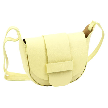 Kožená kabelka Luka žltá KZ2260746