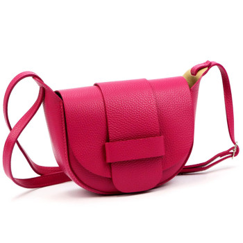 Kožená kabelka Luka fuchsiová KZ2260743