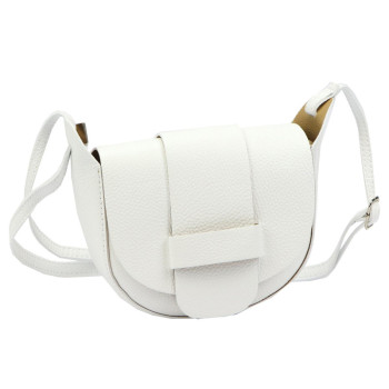 Kožená kabelka Luka biela KZ2260739