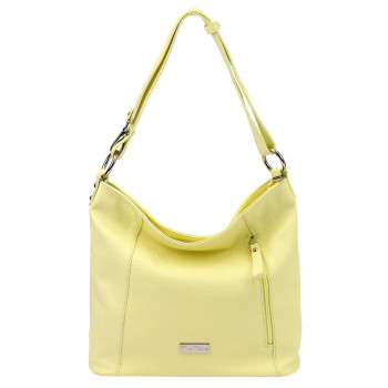 Kožená kabelka MiaMore žltá KZ2260846