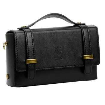 Kožená kabelka Florence čierna KZ2261886