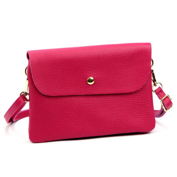 Kožená kabelka Luka fuchsiová KZ2261892