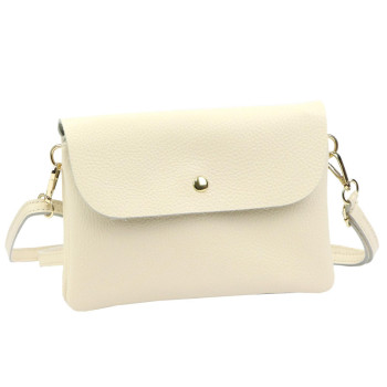 Kožená kabelka Luka béžová KZ2261893