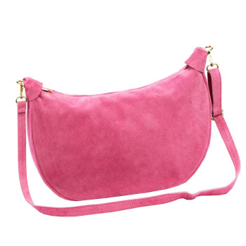 Kožená kabelka Luka ružová KZ2261903