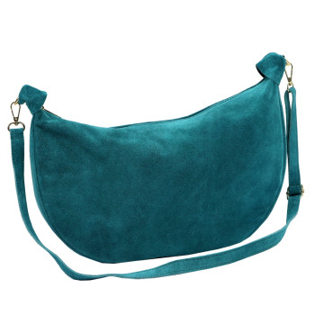 Kožená kabelka Luka tyrkysová KZ2261902