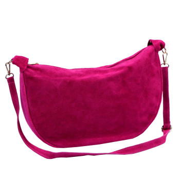 Kožená kabelka Luka fuchsiová KZ2261905