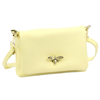 Kožená kabelka Luka žltá KZ2261898