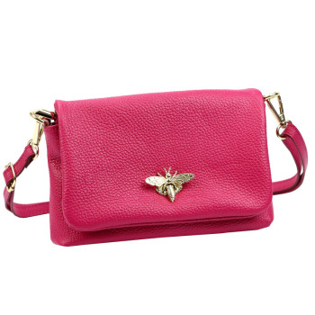 Kožená kabelka Luka fuchsiová KZ2261897