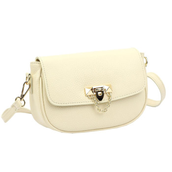 Kožená kabelka Luka béžová KZ2261907