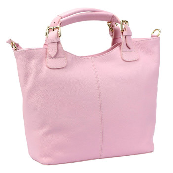 Kožená kabelka Luka ružová KZ2261437