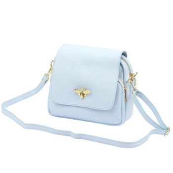 Kožená kabelka Luka modrá KZ2261253