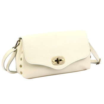 Kožená kabelka Luka béžová KZ2261913