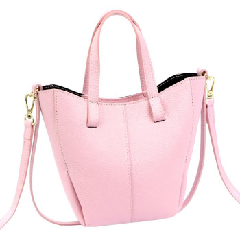 Kožená kabelka Luka ružová KZ2261942